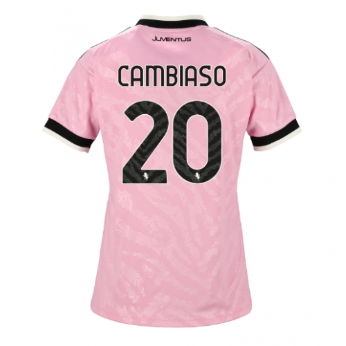 Juventus Andrea Cambiaso #20 Maglia Gara Trasferta Repliche 2026-27 Donna Maniche Corte Juventus Andrea Cambiaso #20 Maglia Gara Trasferta Repliche 2026-27 Donna Maniche Corte